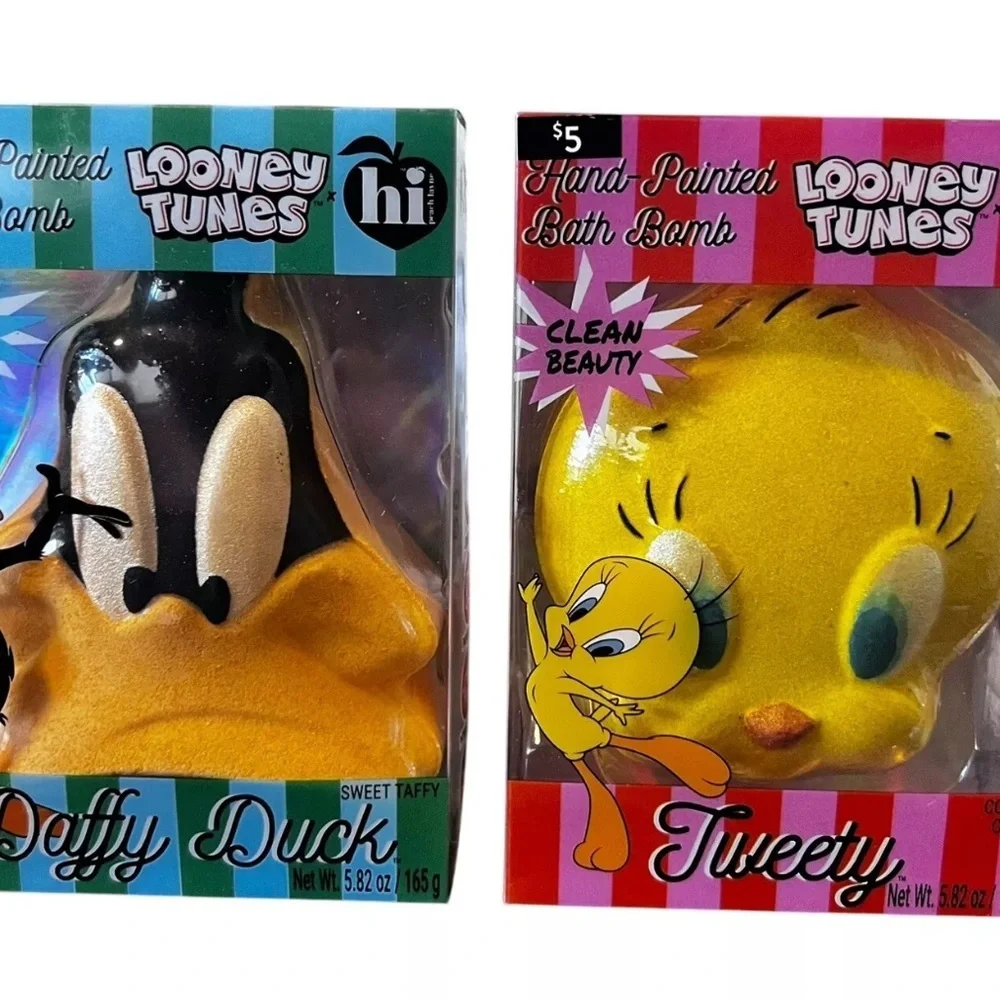 Looney Tunes Character Bath Bombs Duffy, Bugs Bunny and Tweetie NEW Set of 6